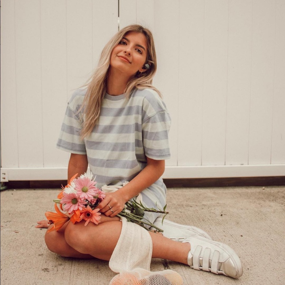 Urban Outfitters Striped T-Shirt Dress